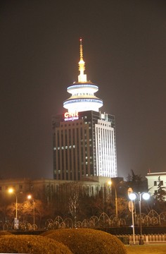 中國廣播電臺夜景