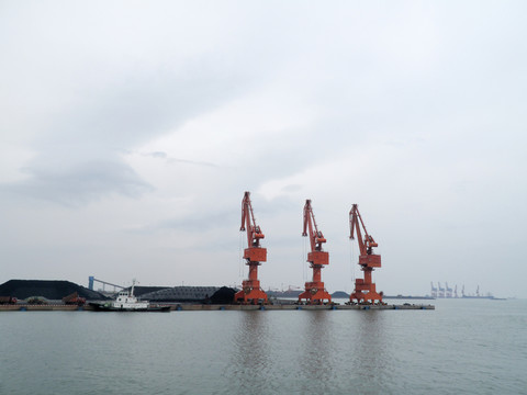 防城港碼頭風光