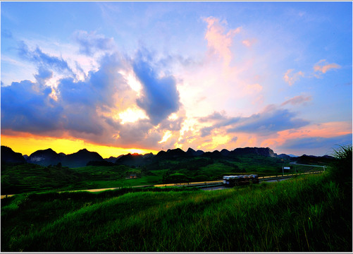 夕照高速公路