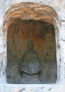 龍門石窟 清明寺佛像