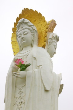 蓮花觀音塑像