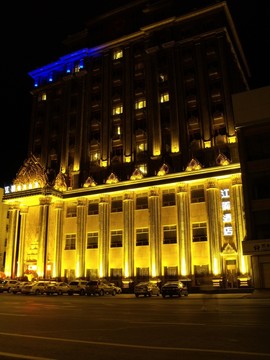 嫩江 嫩江江都商務(wù)會館 夜景