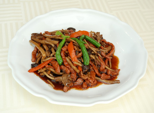 牛柳茶樹菇