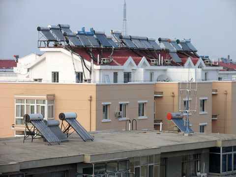 通遼 住宅樓太陽能熱水器