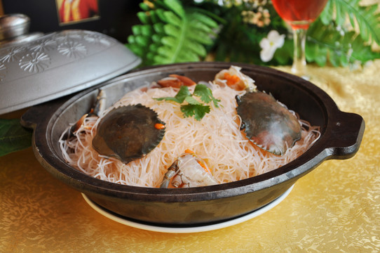 蟹黃粉絲煲