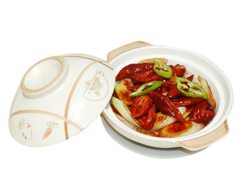 京蔥大腸煲