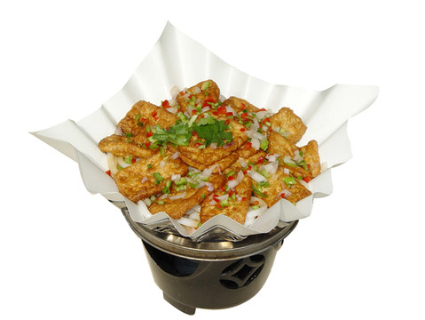 紙鍋烏冬豆腐