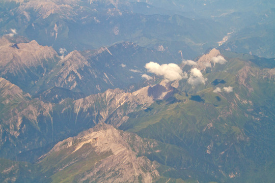 航拍 高山