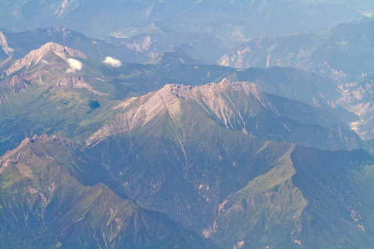 航拍 高山