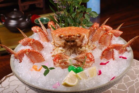 毛蟹拼盤