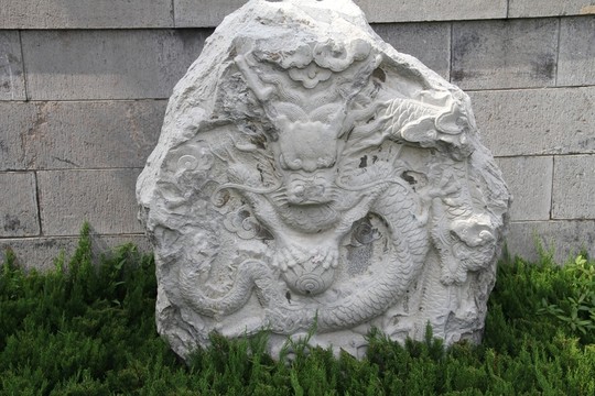 文廟 龍石雕
