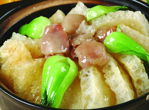 小蔥湯肉皮
