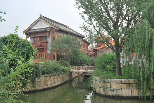 臺(tái)兒莊建筑景致