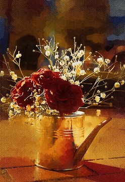 裝飾畫 花卉