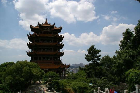 武漢黃鶴樓景區(qū)風光