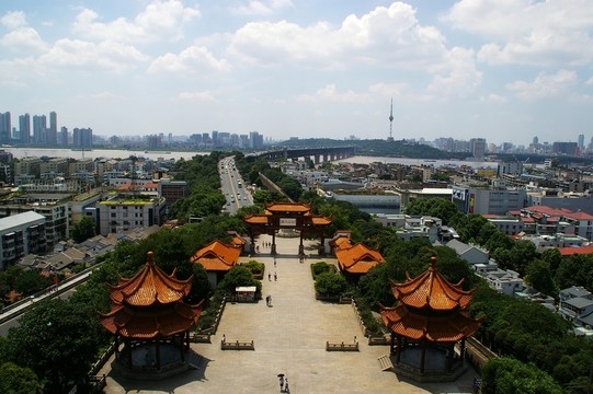 武漢黃鶴樓景區(qū)風(fēng)光