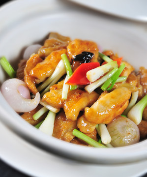 干蔥豆豉雞