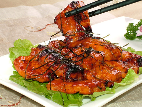 日式燒三文魚頭腩
