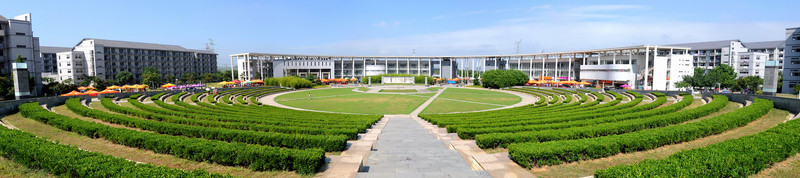 安徽大學(xué)新區(qū)廣場(chǎng)全景圖