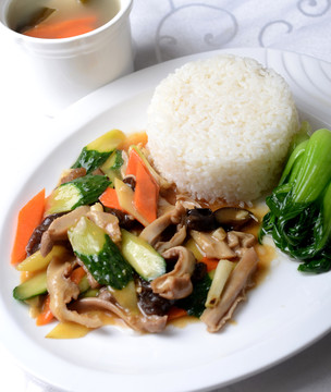 豬肚拌飯