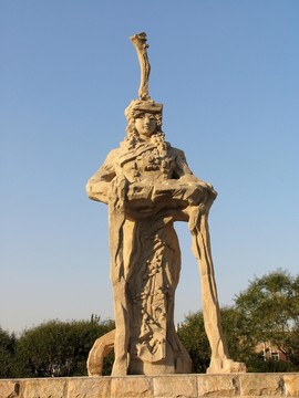 元大都城垣遺址公園 元妃像