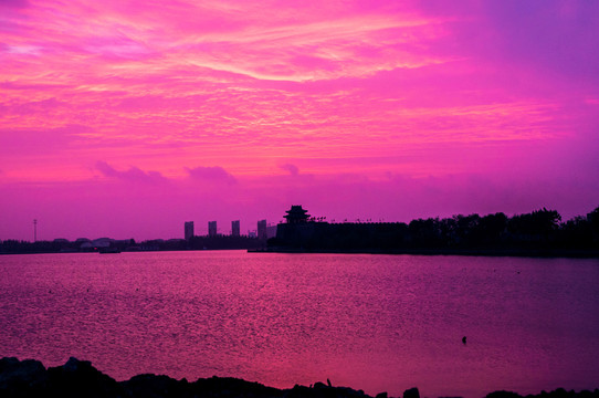 東昌湖夜色