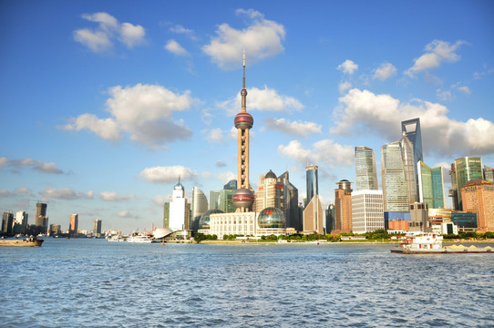 上海東方明珠等建筑群