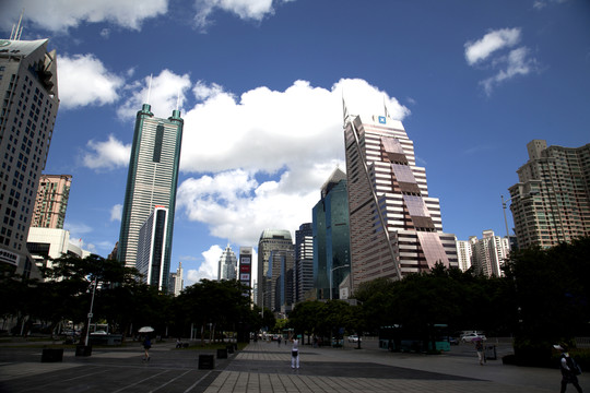 深圳地王大廈街景