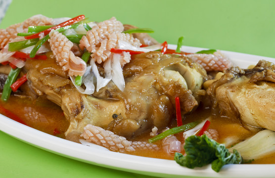 牛肉燴魷魚
