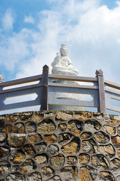 紅海灣南海寺觀音雕像