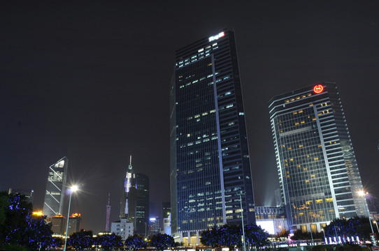 廣州夜景 粵海天河城大廈 天河城