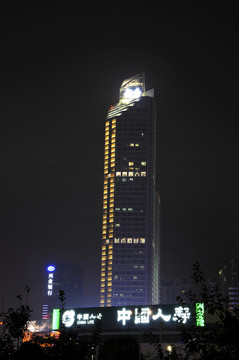 廣州夜景 維多利廣場(chǎng)