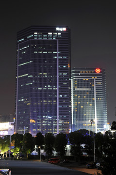 廣州夜景 粵海天河城大廈