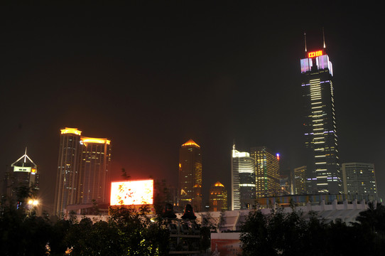 廣州夜景 天河北夜景