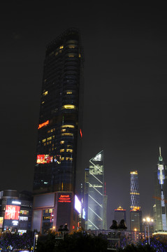 廣州夜景 粵海天河城大廈 天河城