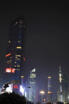 廣州夜景 粵海天河城大廈