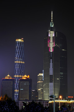 廣州夜景 廣晟國際大廈