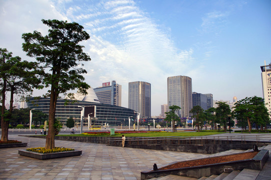 東莞中心廣場(chǎng)周邊建筑