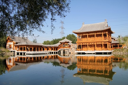 沿途的風(fēng)景  園林建筑