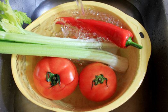洗菜