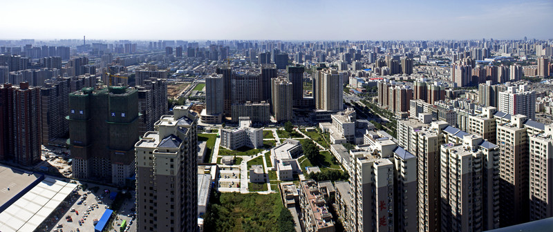 西安市高新區(qū)全景