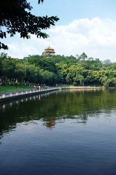 虎英郊野公園湖光山色