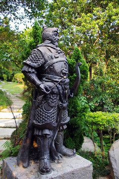 虎英郊野公園古代人物 雕像