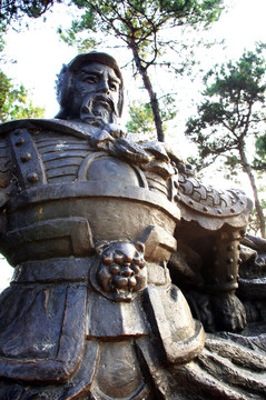虎英郊野公園古代人物 雕像