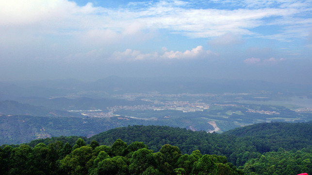 東莞水濂山森林公園觀光