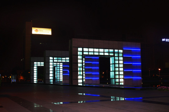 東莞中心廣場(chǎng)夜景