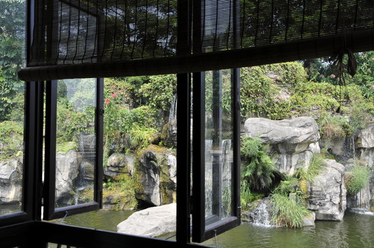 嶺南印象園 窗里窗外