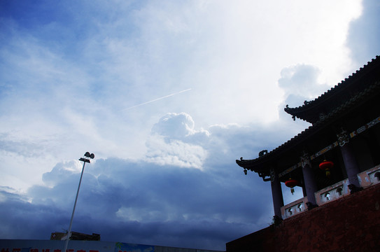 東莞西城樓的天空