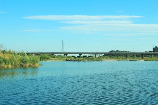 園博會(huì)  永定河的蓮石湖