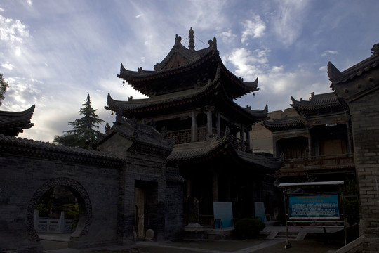 西安大學習巷清真寺大景